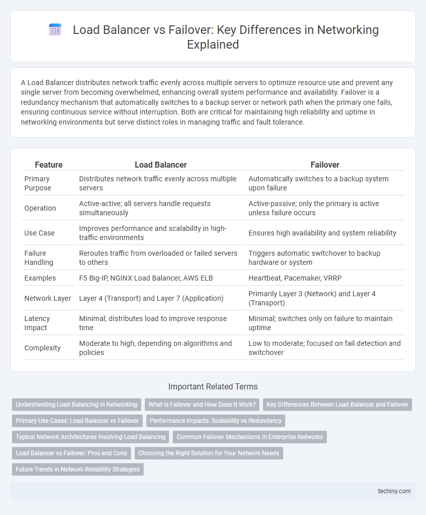 Load Balancer vs Failover: Key Differences in Networking Explained