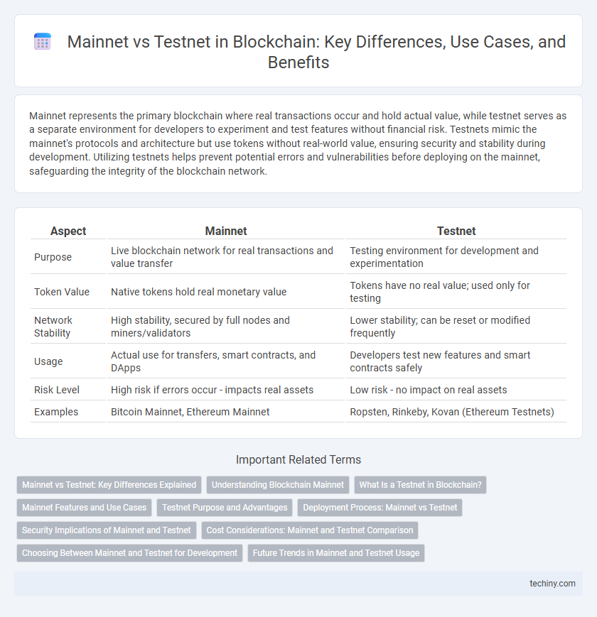Mainnet vs Testnet in Blockchain: Key Differences, Use Cases, and Benefits