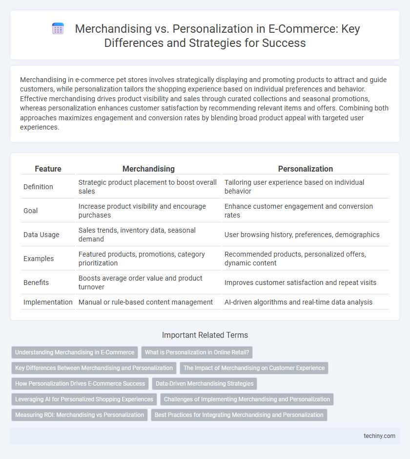 Merchandising vs. Personalization in E-Commerce: Key Differences and Strategies for Success