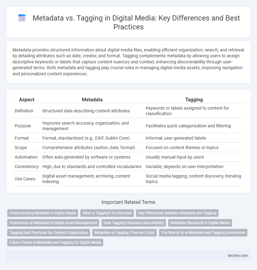 Metadata vs. Tagging in Digital Media: Key Differences and Best Practices