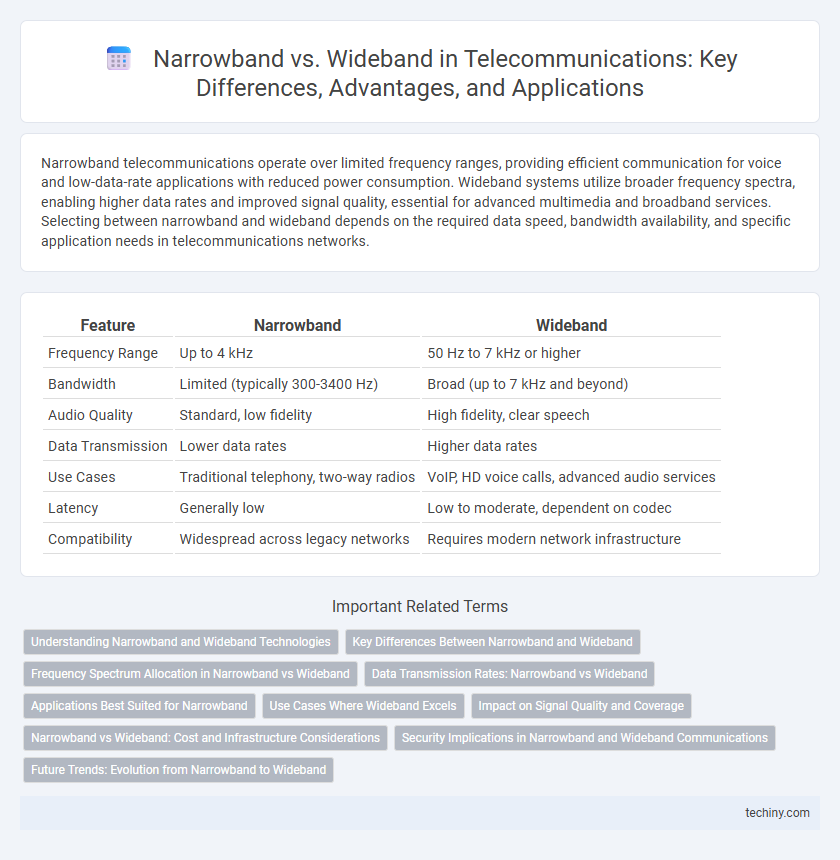 Narrowband vs. Wideband in Telecommunications: Key Differences, Advantages, and Applications
