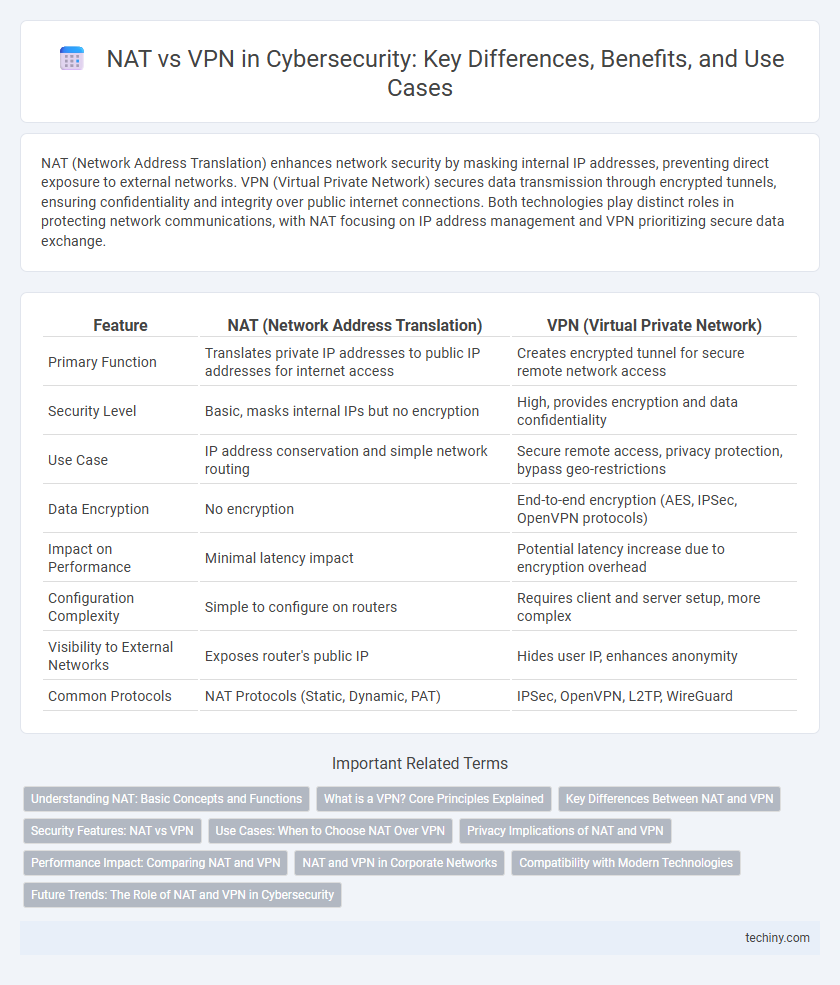 NAT vs VPN in Cybersecurity: Key Differences, Benefits, and Use Cases