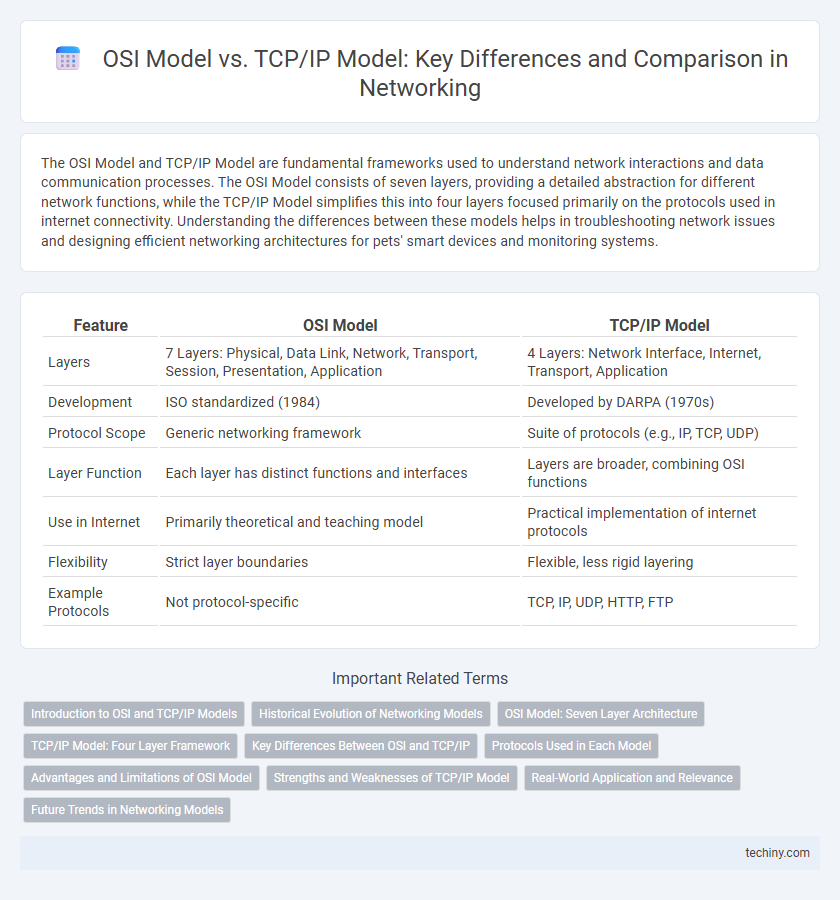 OSI Model vs. TCP/IP Model: Key Differences and Comparison in Networking