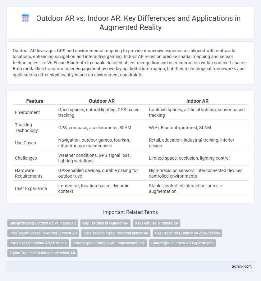 Outdoor AR vs. Indoor AR: Key Differences and Applications in Augmented Reality