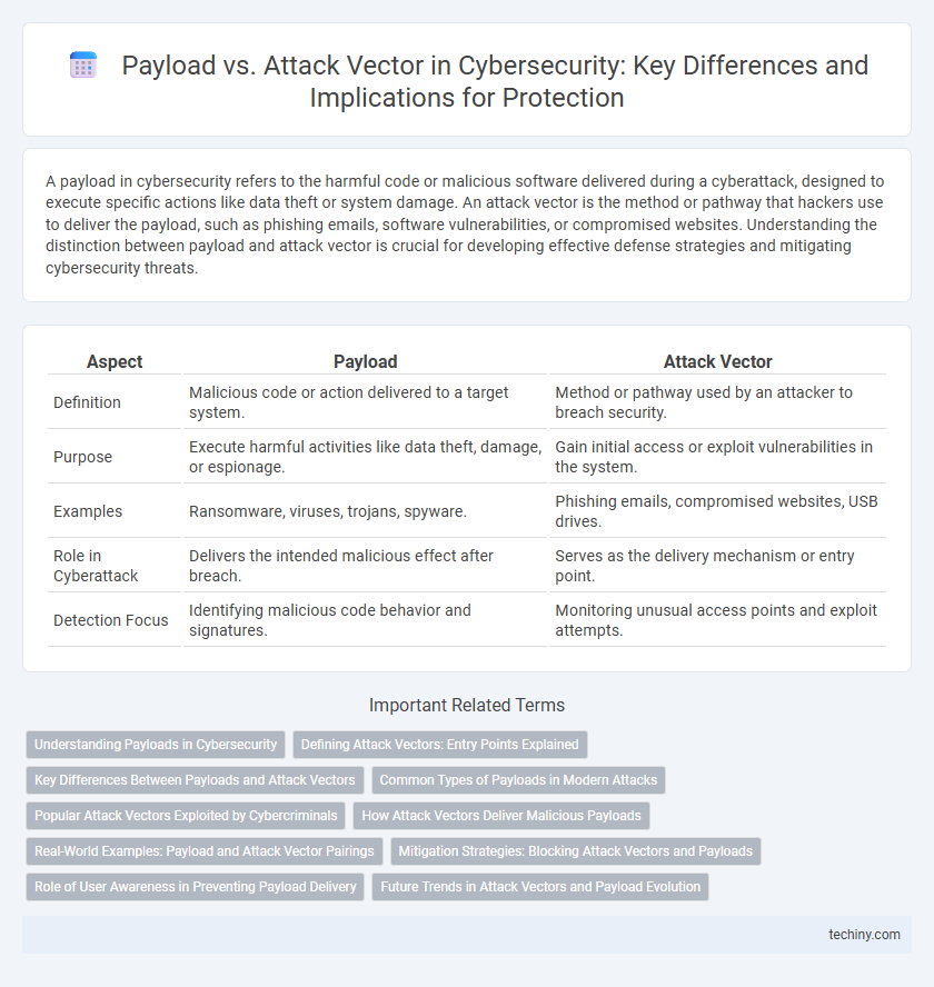 Payload vs. Attack Vector in Cybersecurity: Key Differences and Implications for Protection