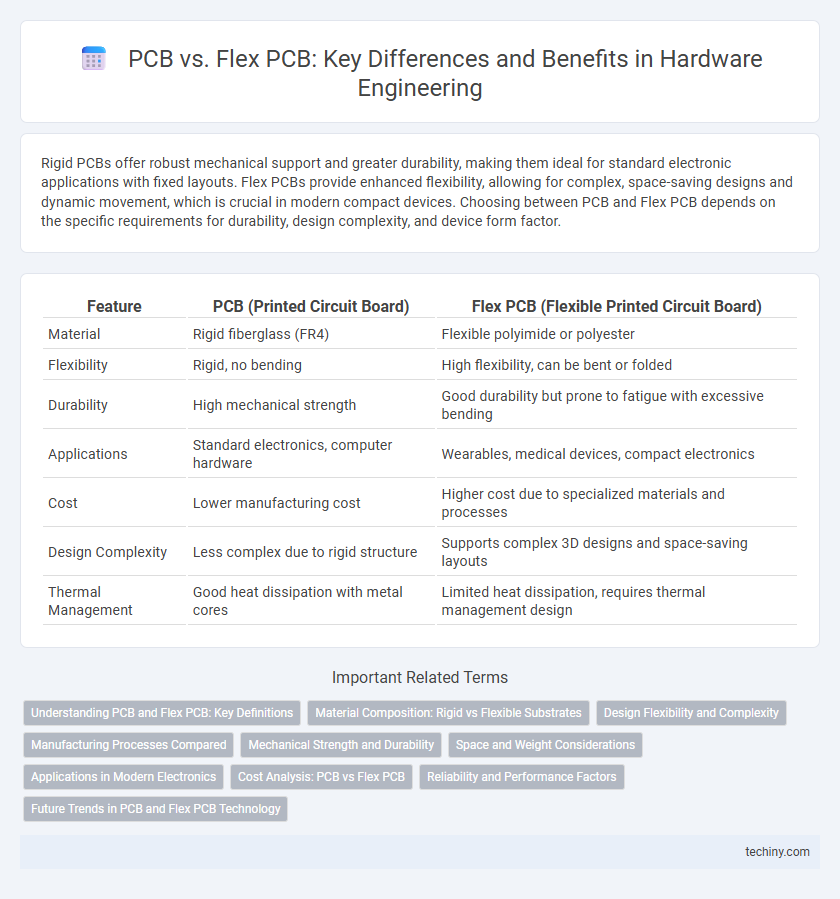 PCB vs. Flex PCB: Key Differences and Benefits in Hardware Engineering
