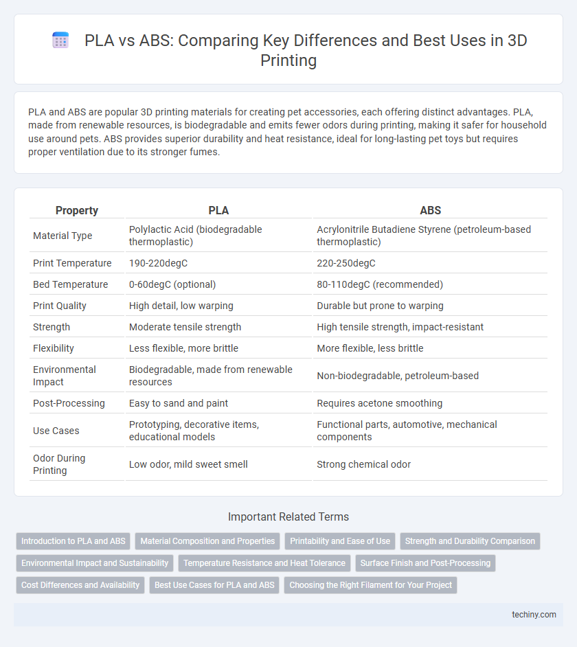 PLA vs ABS: Comparing Key Differences and Best Uses in 3D Printing