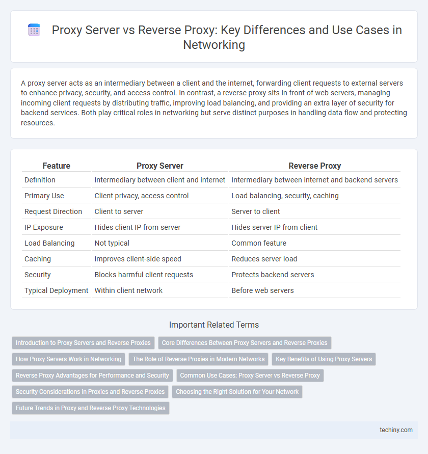 Proxy Server vs Reverse Proxy: Key Differences and Use Cases in Networking