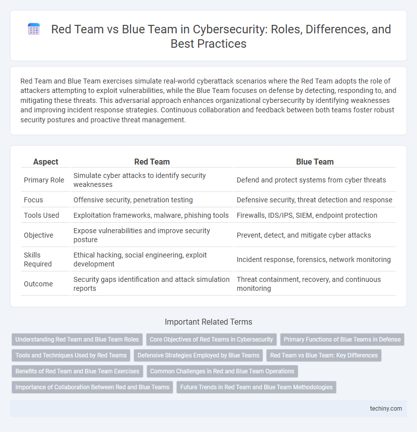 Red Team vs Blue Team in Cybersecurity: Roles, Differences, and Best Practices