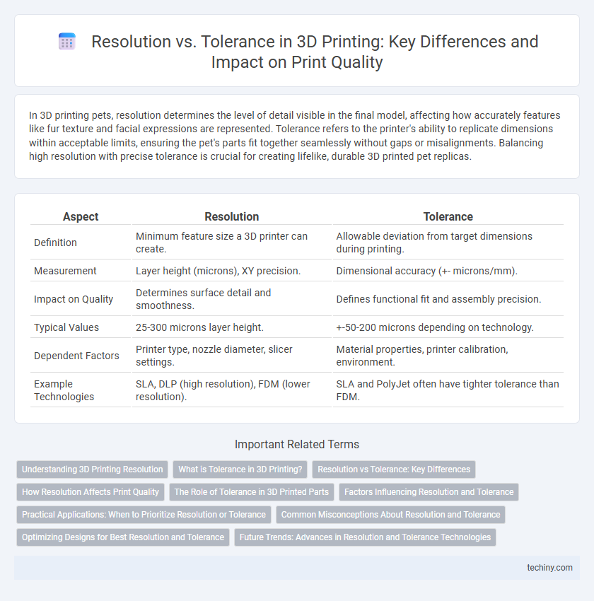 Resolution vs. Tolerance in 3D Printing: Key Differences and Impact on Print Quality