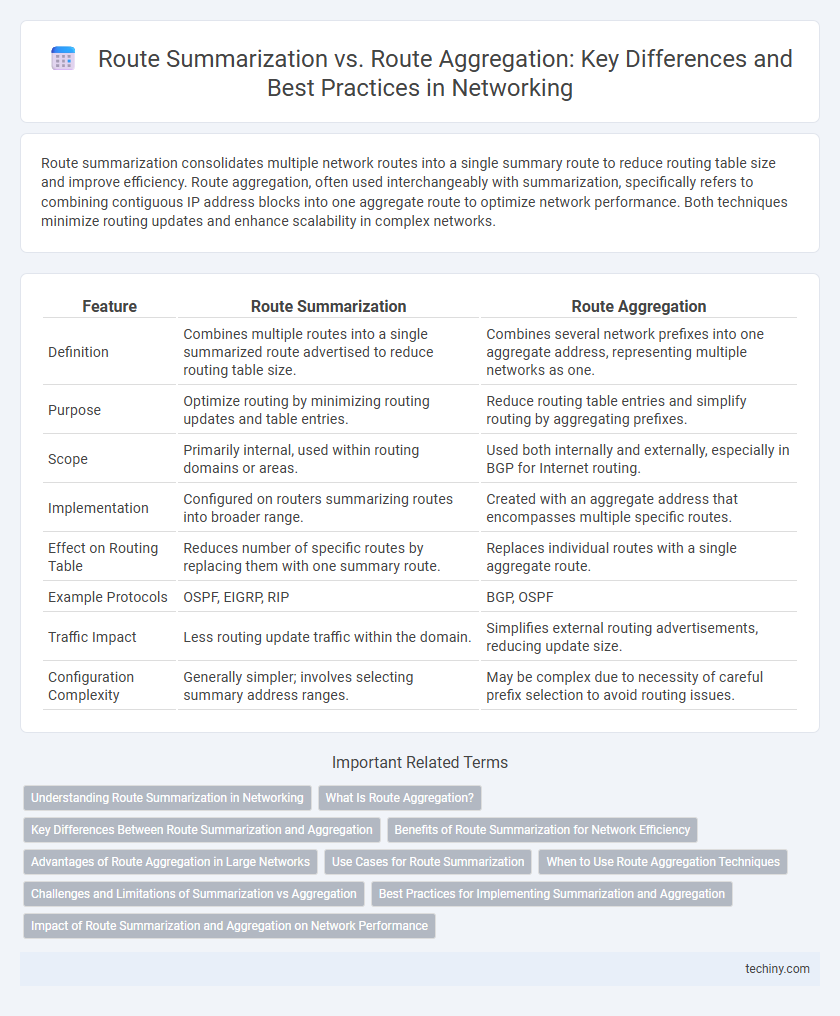 Route Summarization vs. Route Aggregation: Key Differences and Best Practices in Networking