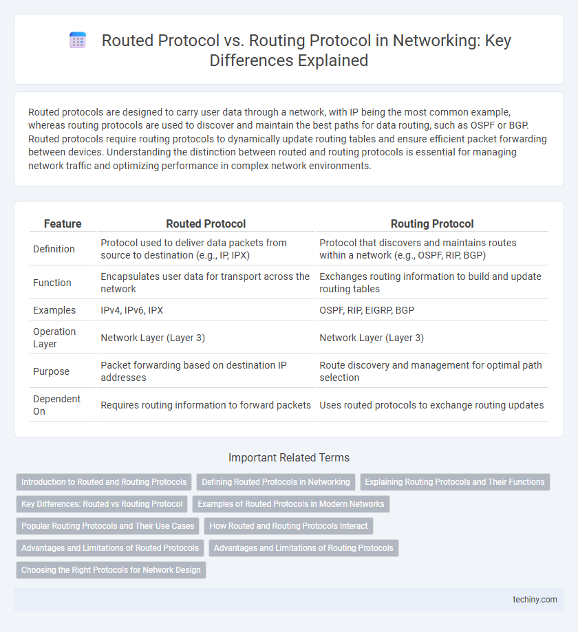 Routed Protocol vs. Routing Protocol in Networking: Key Differences Explained
