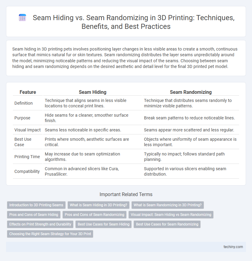 Seam Hiding vs. Seam Randomizing in 3D Printing: Techniques, Benefits, and Best Practices