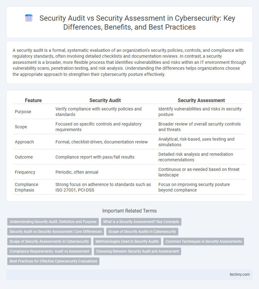 Security Audit vs Security Assessment in Cybersecurity: Key Differences, Benefits, and Best Practices