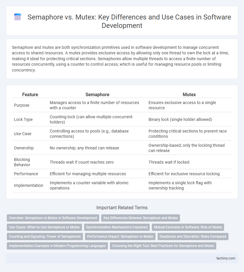 Semaphore vs. Mutex: Key Differences and Use Cases in Software Development