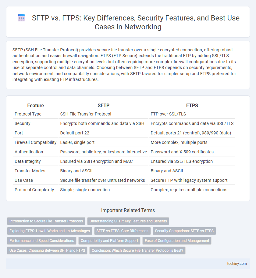 SFTP vs. FTPS: Key Differences, Security Features, and Best Use Cases in Networking