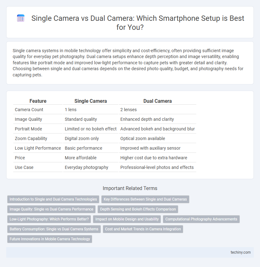 Single Camera vs Dual Camera: Which Smartphone Setup is Best for You?