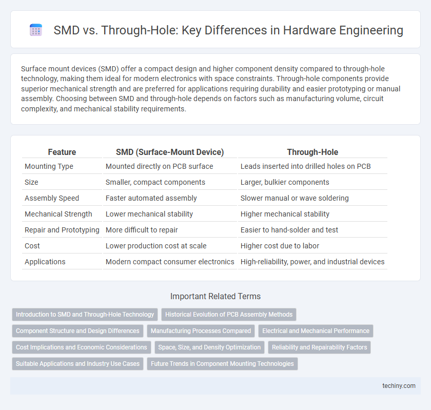 SMD vs. Through-Hole: Key Differences in Hardware Engineering
