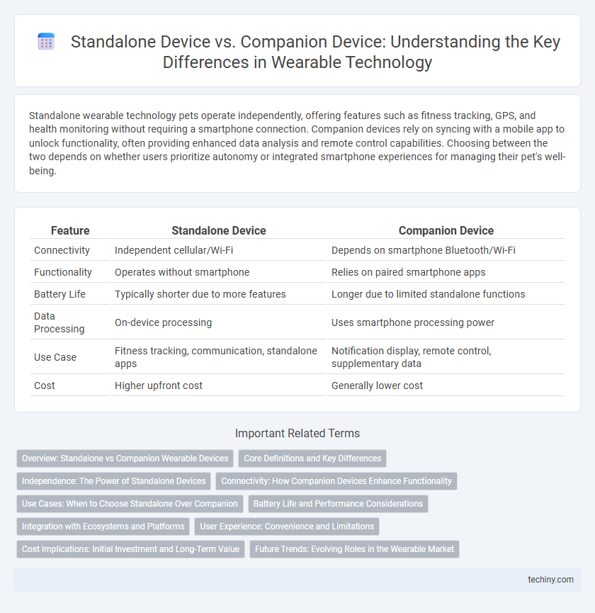 Standalone Device vs. Companion Device: Understanding the Key Differences in Wearable Technology