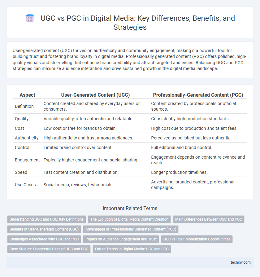 UGC vs PGC in Digital Media: Key Differences, Benefits, and Strategies