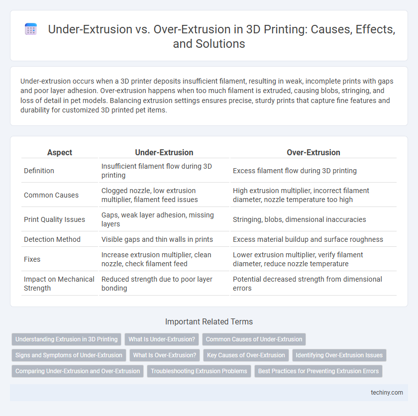 Under-Extrusion vs. Over-Extrusion in 3D Printing: Causes, Effects, and Solutions