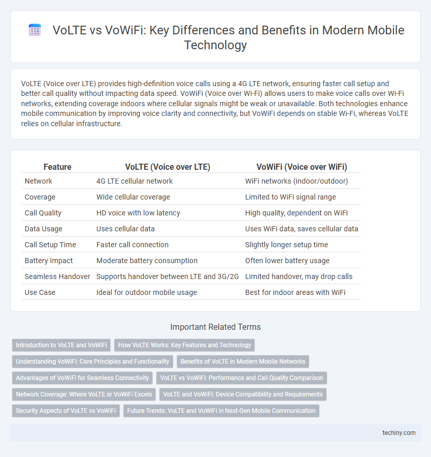 VoLTE vs VoWiFi: Key Differences and Benefits in Modern Mobile Technology