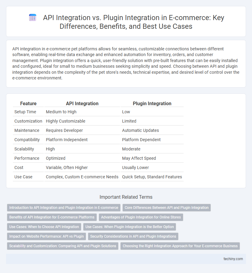 API Integration vs. Plugin Integration in E-commerce: Key Differences, Benefits, and Best Use Cases