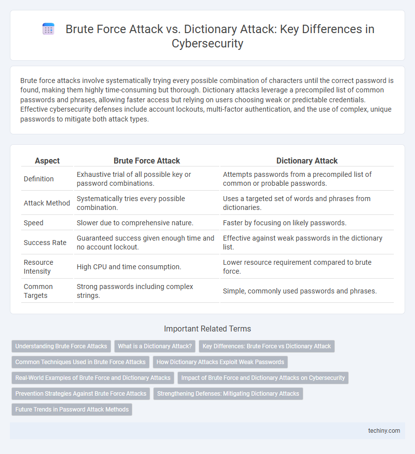 Brute Force Attack vs. Dictionary Attack: Key Differences in Cybersecurity