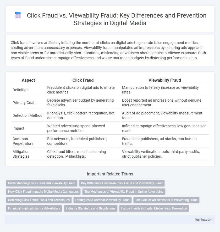 Click Fraud vs. Viewability Fraud: Key Differences and Prevention Strategies in Digital Media