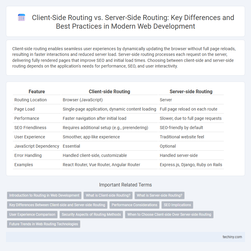 Client-Side Routing vs. Server-Side Routing: Key Differences and Best Practices in Modern Web Development
