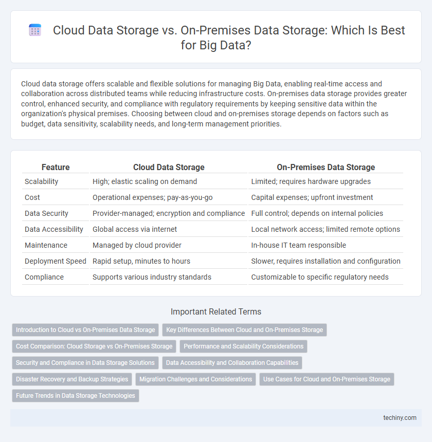 Cloud Data Storage vs. On-Premises Data Storage: Which Is Best for Big Data?