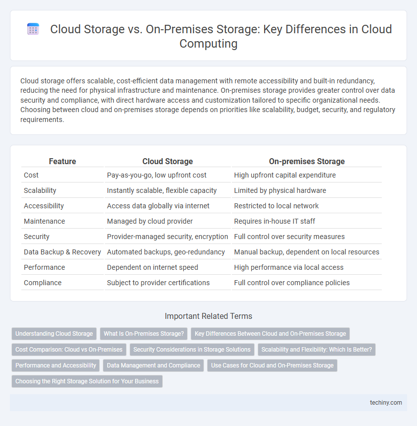 Cloud Storage vs. On-Premises Storage: Key Differences in Cloud Computing
