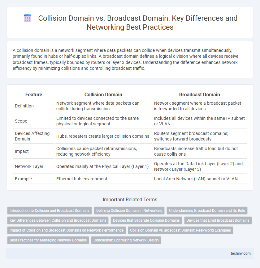 Collision Domain vs. Broadcast Domain: Key Differences and Networking Best Practices