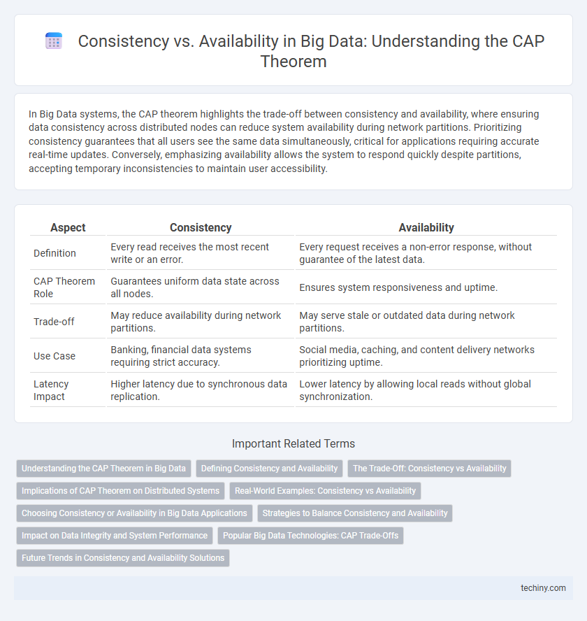 Consistency vs. Availability in Big Data: Understanding the CAP Theorem