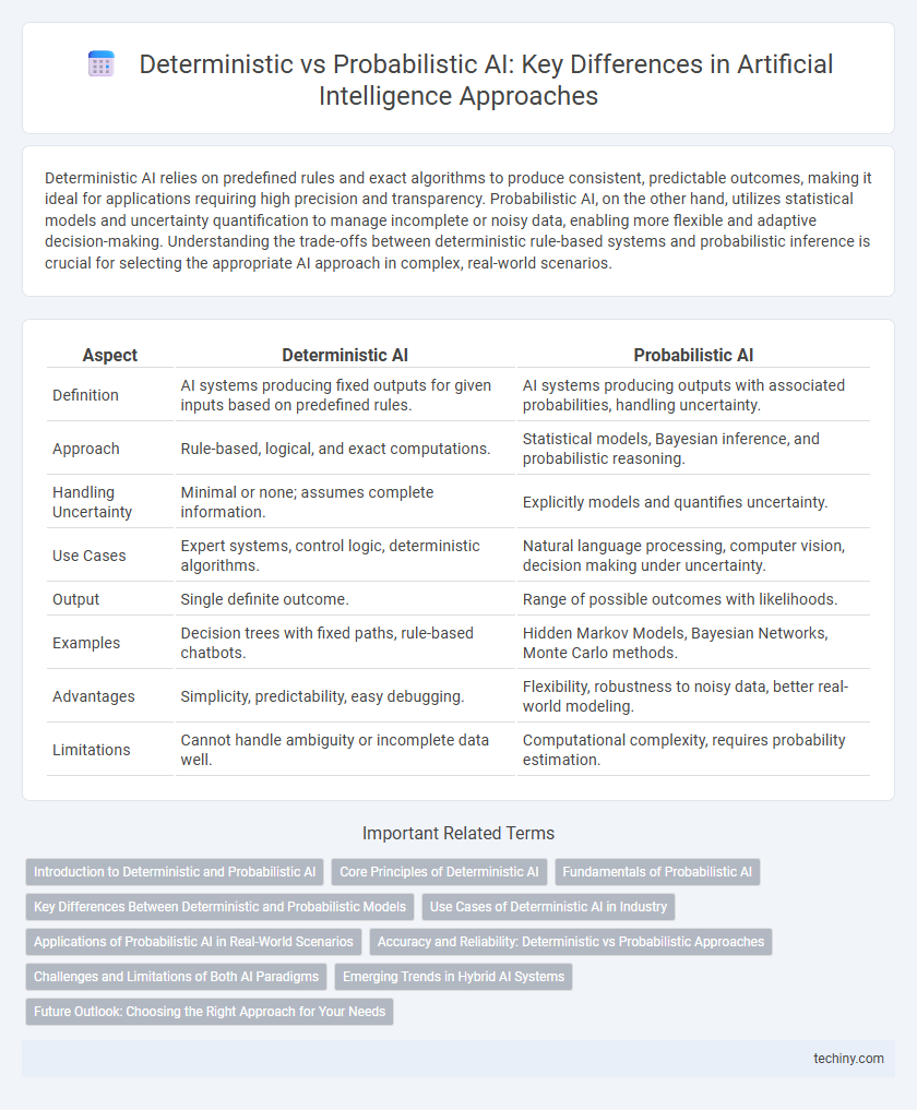 Deterministic vs Probabilistic AI: Key Differences in Artificial Intelligence Approaches