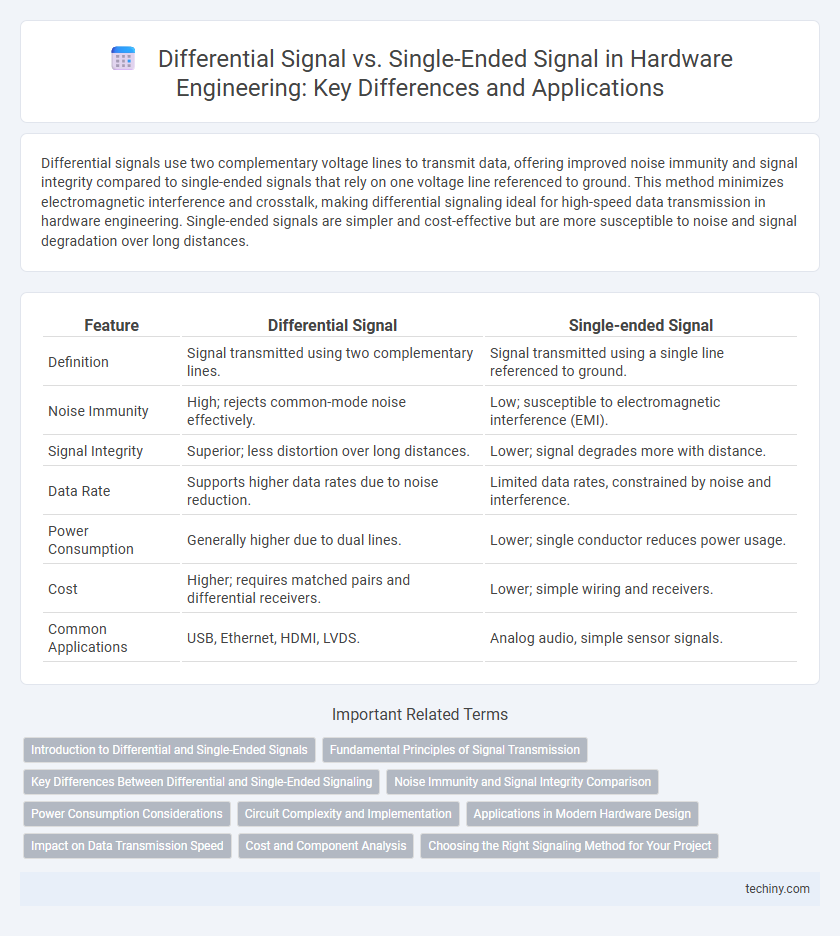Differential Signal vs. Single-Ended Signal in Hardware Engineering: Key Differences and Applications