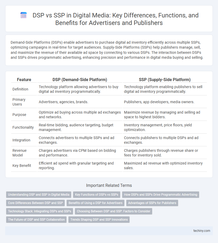 DSP vs SSP in Digital Media: Key Differences, Functions, and Benefits for Advertisers and Publishers