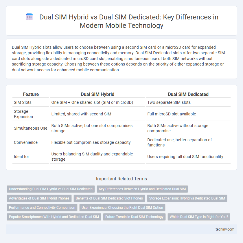 Dual SIM Hybrid vs Dual SIM Dedicated: Key Differences in Modern Mobile Technology