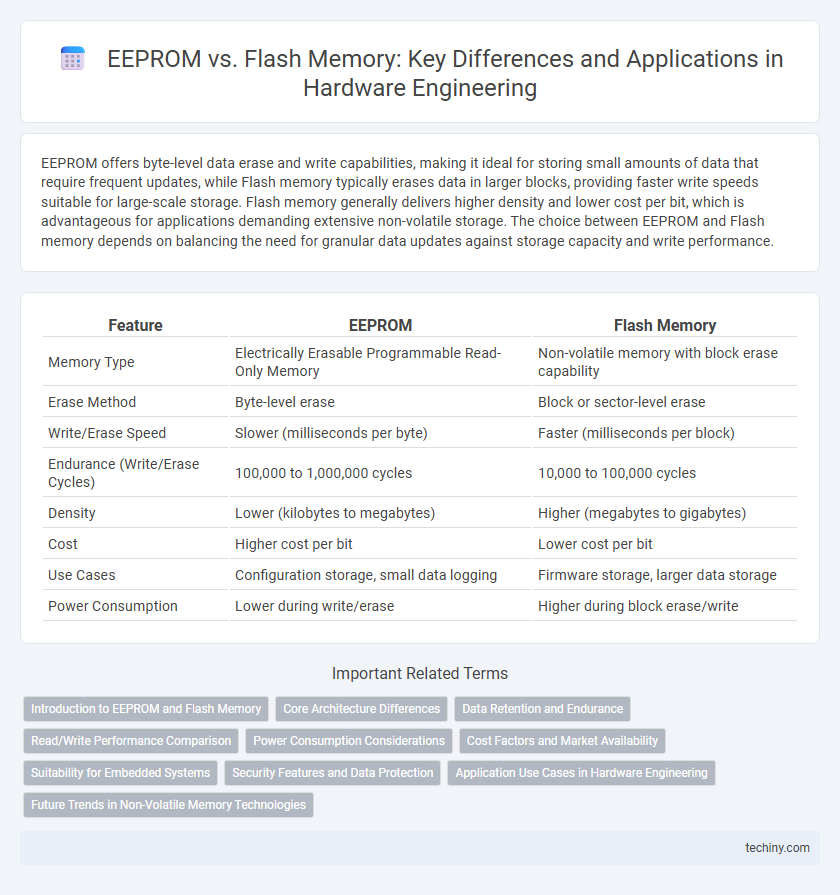 EEPROM vs. Flash Memory: Key Differences and Applications in Hardware Engineering