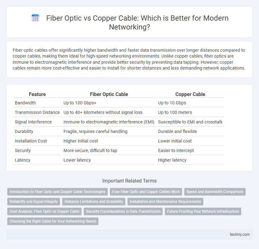 Fiber Optic vs Copper Cable: Which is Better for Modern Networking?