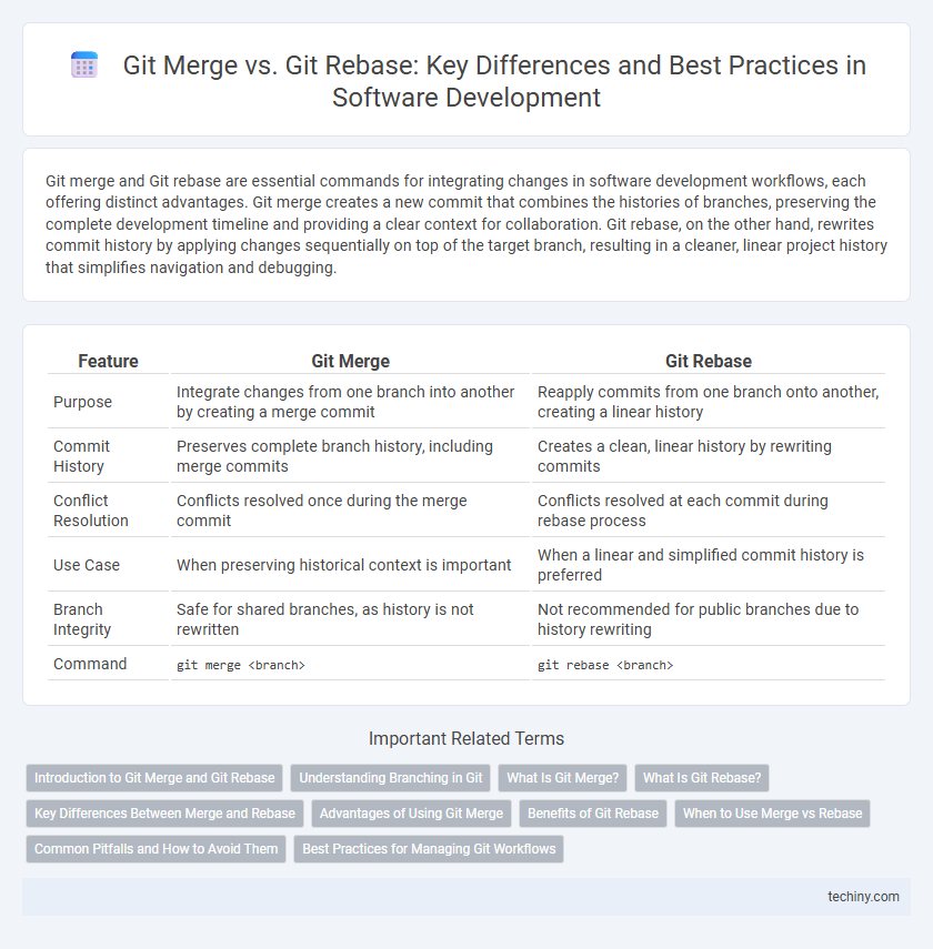 Git Merge vs. Git Rebase: Key Differences and Best Practices in Software Development