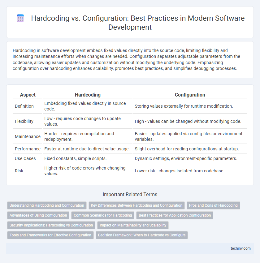 Hardcoding vs. Configuration: Best Practices in Modern Software Development
