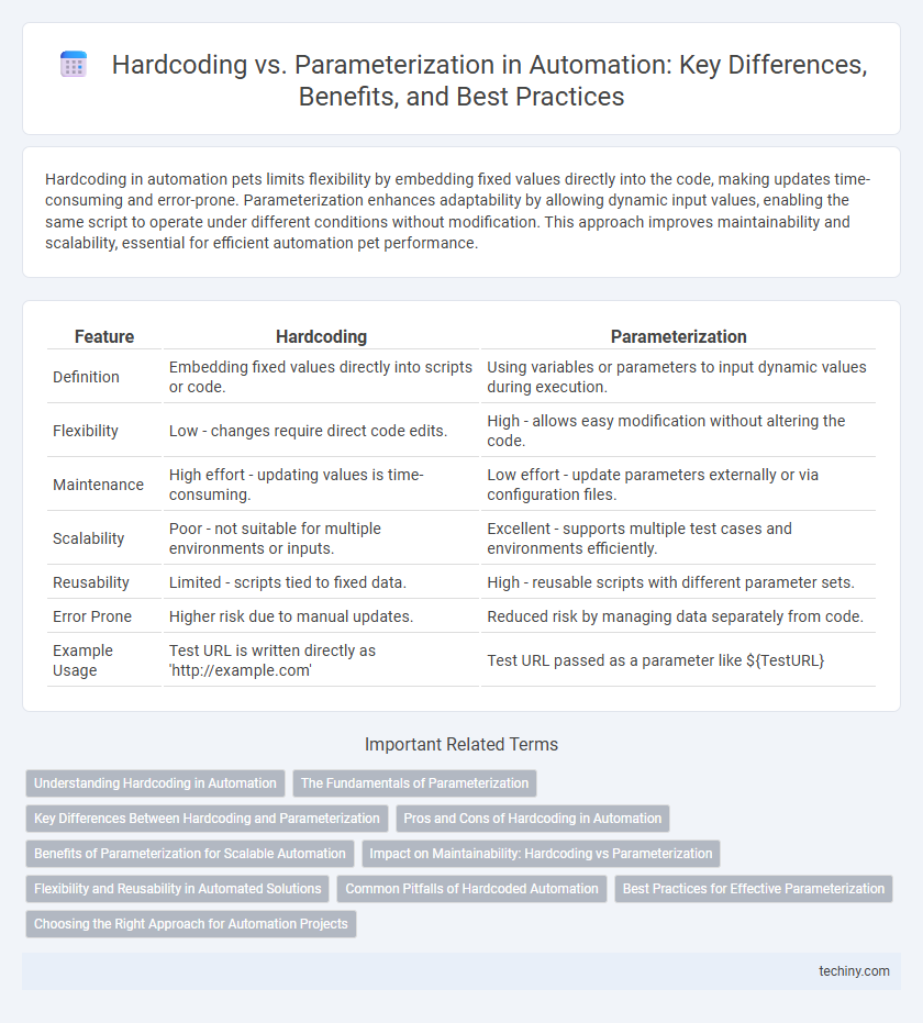 Hardcoding vs. Parameterization in Automation: Key Differences, Benefits, and Best Practices