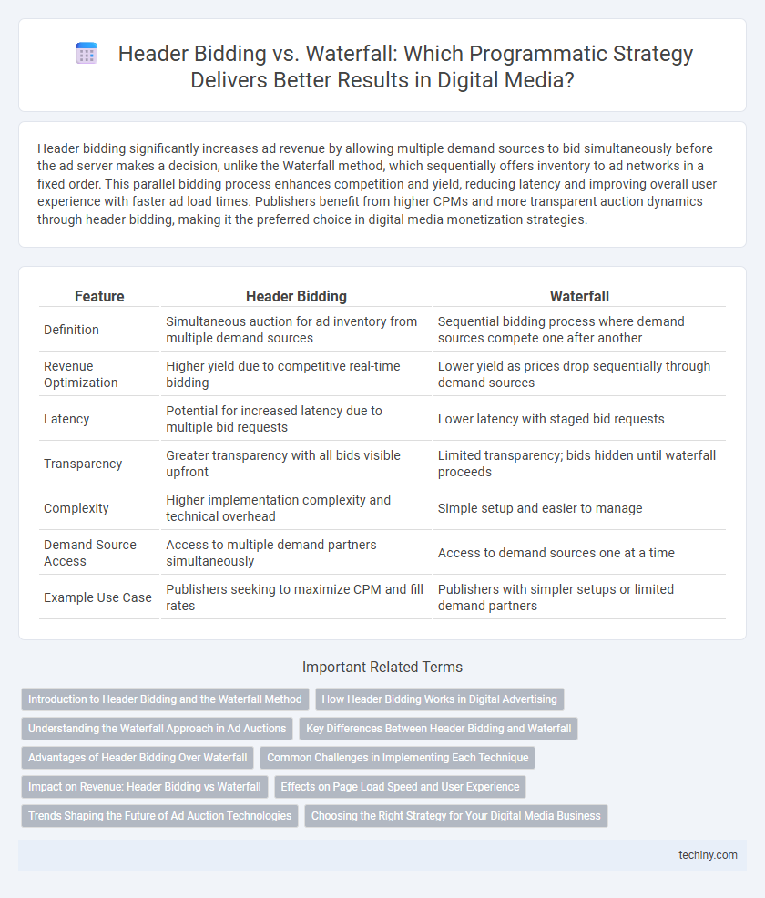 Header Bidding vs. Waterfall: Which Programmatic Strategy Delivers Better Results in Digital Media?