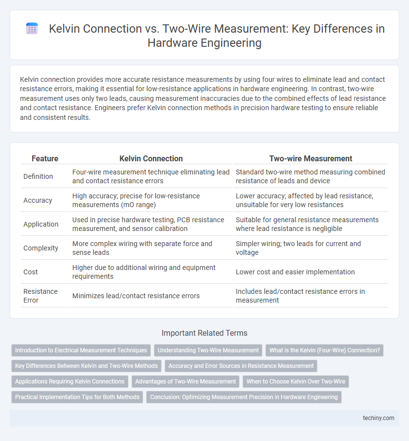 Kelvin Connection vs. Two-Wire Measurement: Key Differences in Hardware Engineering