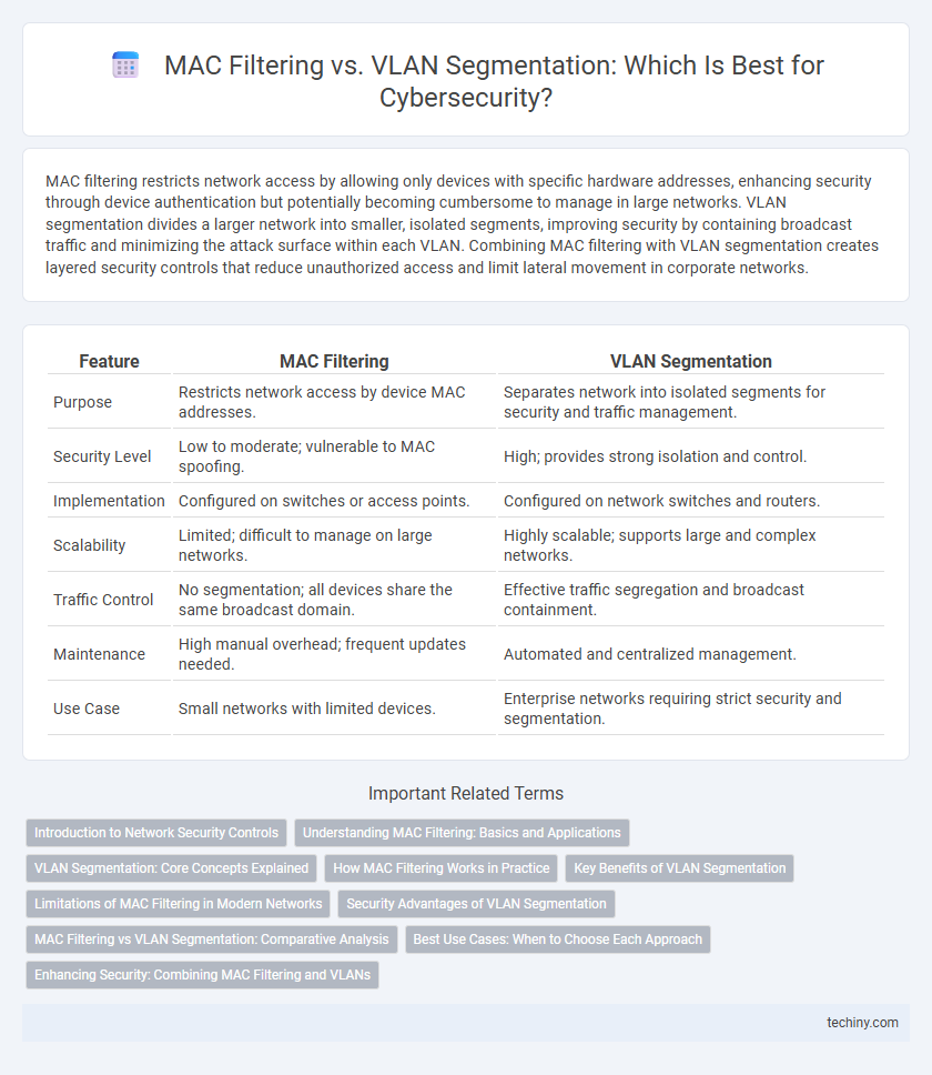 MAC Filtering vs. VLAN Segmentation: Which Is Best for Cybersecurity?