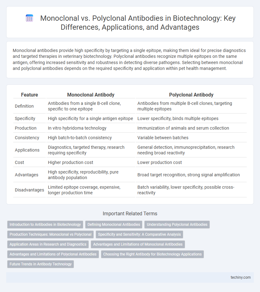 Monoclonal vs. Polyclonal Antibodies in Biotechnology: Key Differences, Applications, and Advantages
