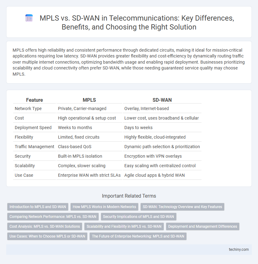 MPLS vs. SD-WAN in Telecommunications: Key Differences, Benefits, and Choosing the Right Solution