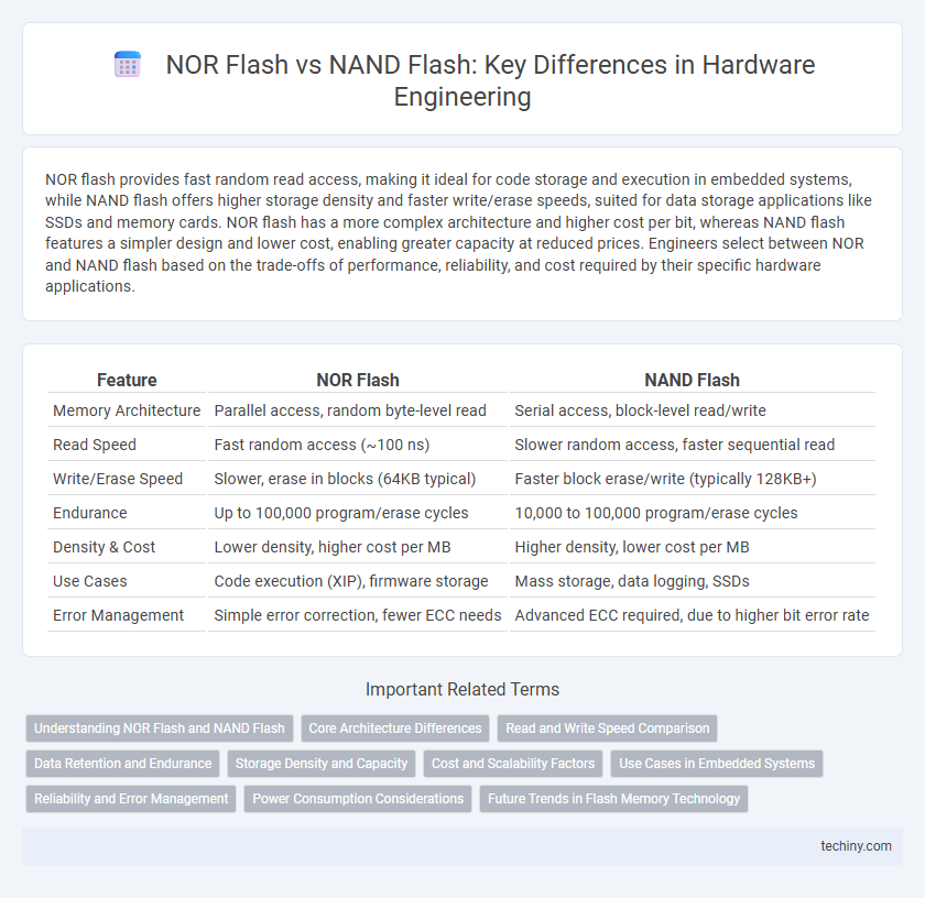 NOR Flash vs NAND Flash: Key Differences in Hardware Engineering