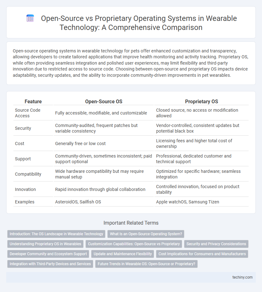 Open-Source vs Proprietary Operating Systems in Wearable Technology: A Comprehensive Comparison